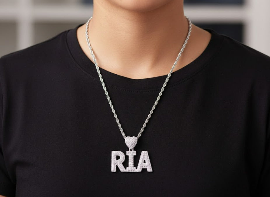 The Sweetheart Custom Name Pendant