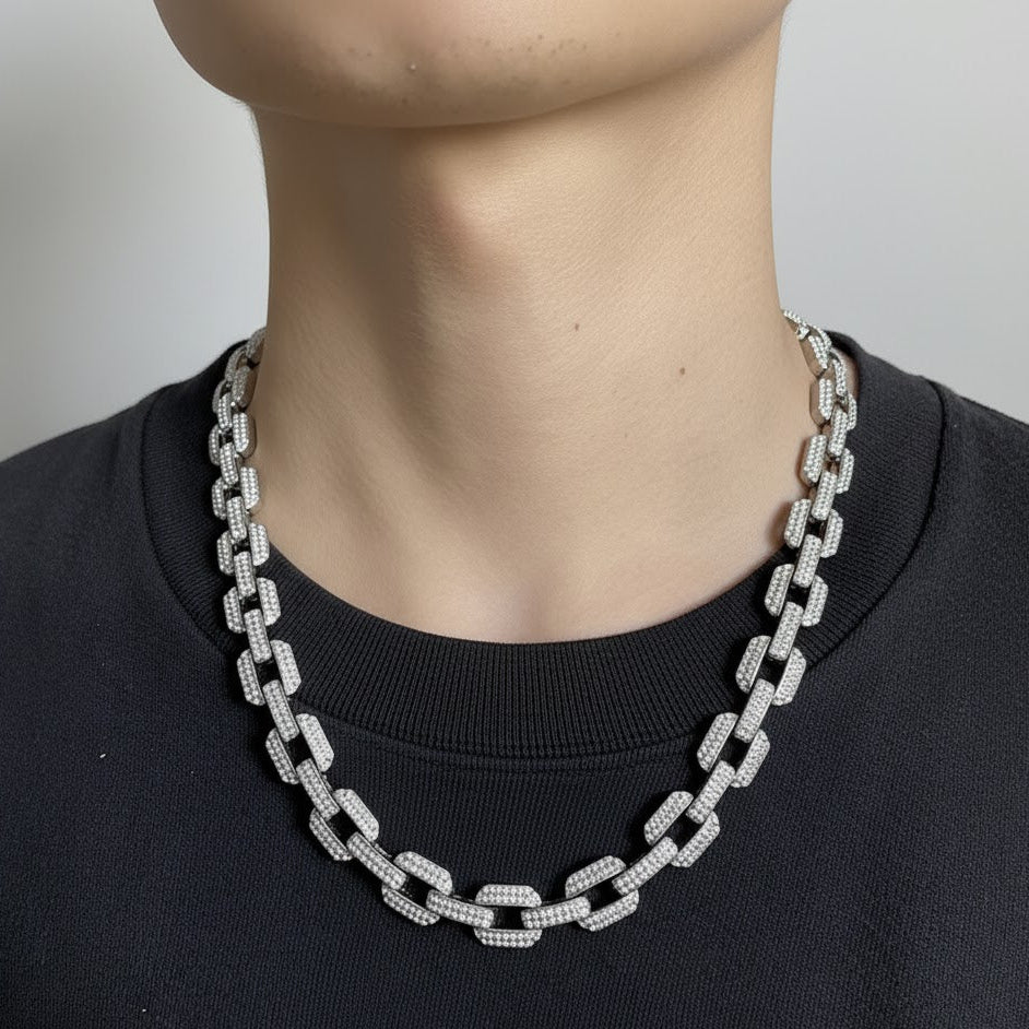 Block Link Iced Out Chain