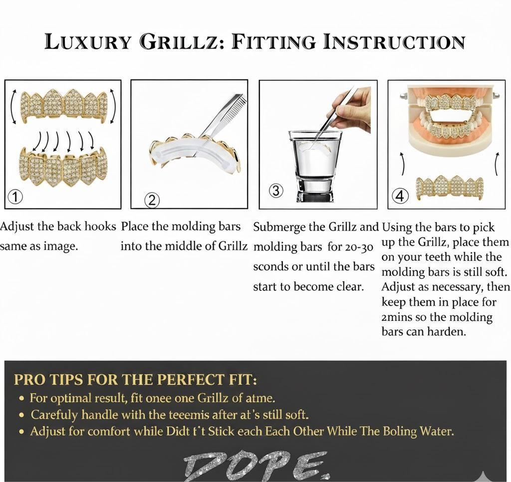 Classic 10k/14k Gold Plated Full Set Grillz